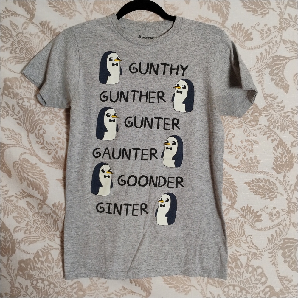 Adventure Time “Gunter Variants” Penguin Tee | Cartoon Network Graphic T-Shirt |